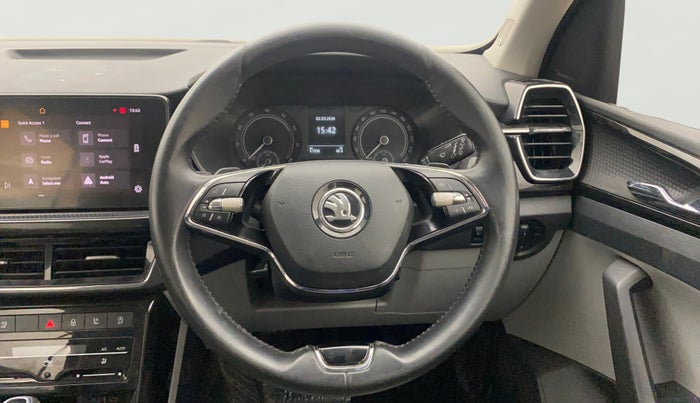 2021 Skoda KUSHAQ STYLE 1.5L TSI DSG, Petrol, Automatic, 61,976 km, Steering Wheel Close Up