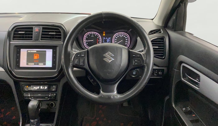 2021 Maruti Vitara Brezza ZXI AT SHVS, Petrol, Automatic, 33,363 km, Steering Wheel Close Up