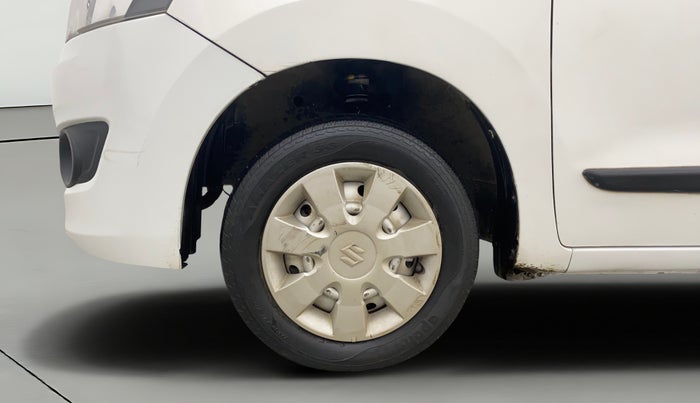 2013 Maruti Wagon R 1.0 LXI, Petrol, Manual, 89,279 km, Left Front Wheel