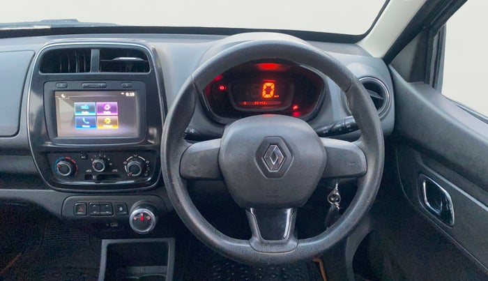 2018 Renault Kwid RXT 1.0 AMT, Petrol, Automatic, 30,142 km, Steering Wheel Close Up