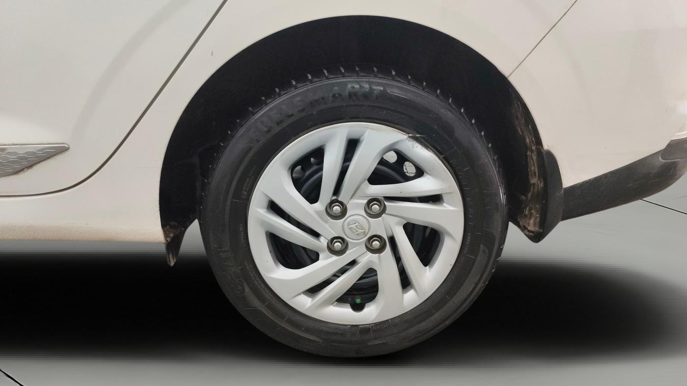 2022 Hyundai AURA S 1.2 CNG, CNG, Manual, 32,964 km, Left Rear Wheel