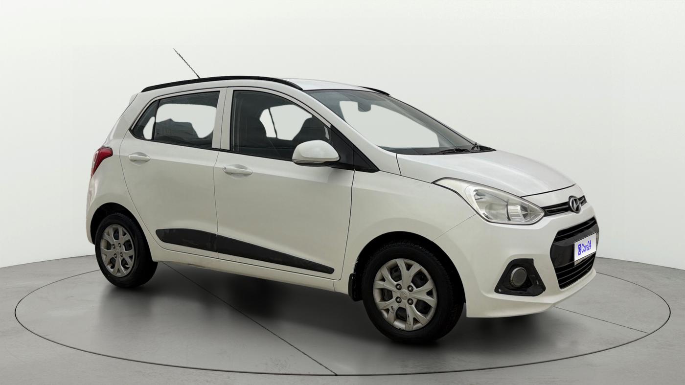2015 Hyundai Grand i10 SPORTZ 1.2 KAPPA VTVT, Petrol, Manual, 58,650 km, Right Front Diagonal