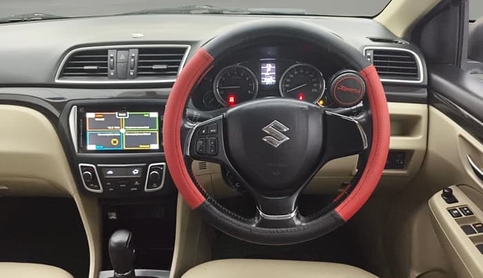 2017 Maruti Ciaz ALPHA  AT 1.4  PETROL, Petrol, Automatic, 94,064 km, Steering Wheel Close Up