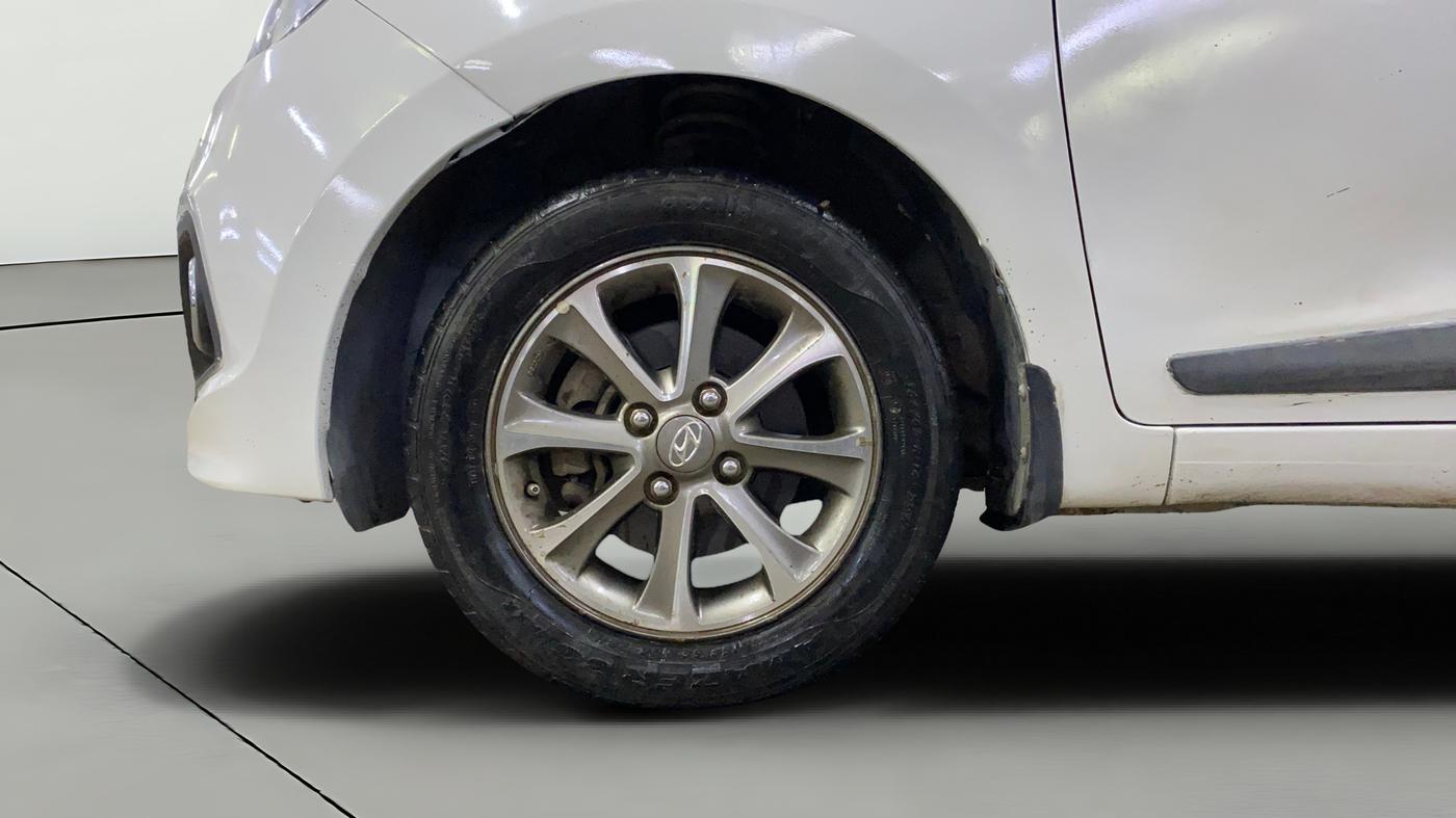 2015 Hyundai Grand i10 ASTA (O) 1.2 KAPPA VTVT, Petrol, Manual, 46,142 km, Left Front Wheel
