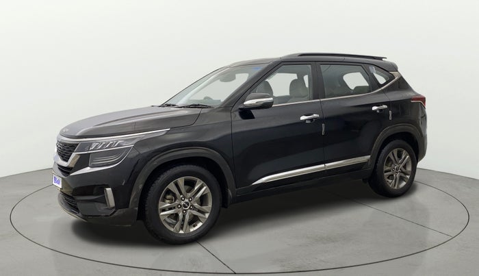 2022 KIA SELTOS HTX IVT 1.5 PETROL, Petrol, Automatic, 1,04,348 km, Left Front Diagonal