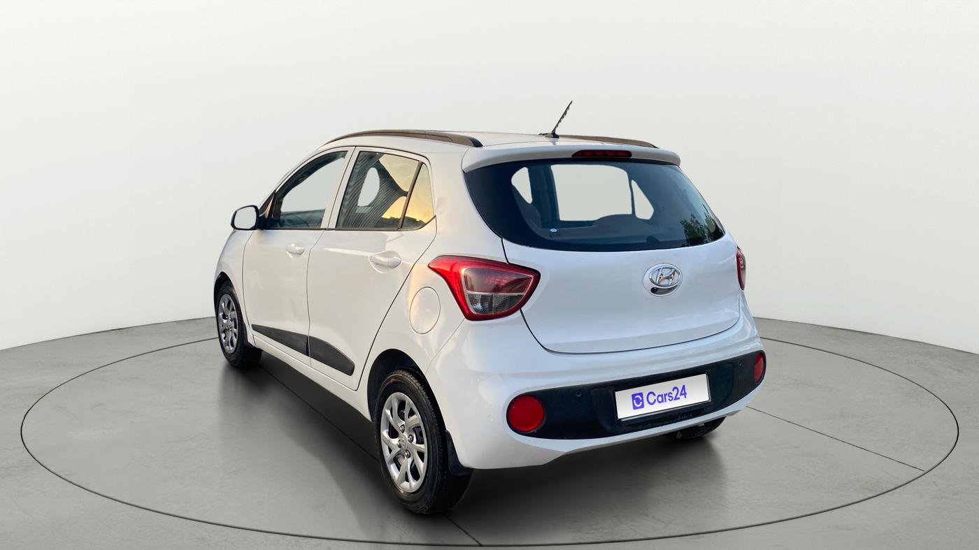 2018 Hyundai Grand i10 SPORTZ 1.2 KAPPA VTVT, Petrol, Manual, 42,647 km, Left Back Diagonal