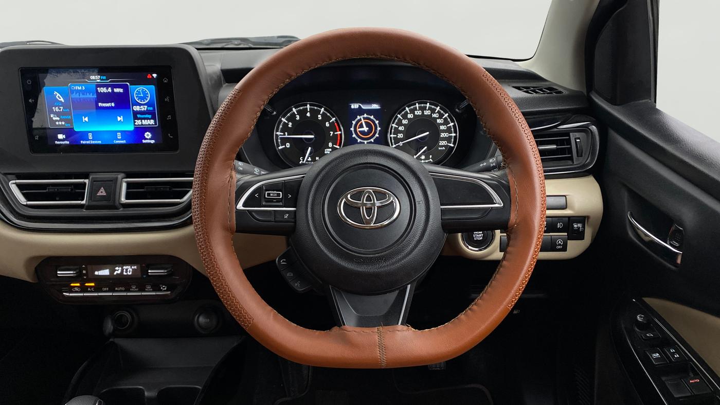 2023 Toyota Glanza G AMT, Petrol, Automatic, 48,027 km, Steering Wheel Close Up