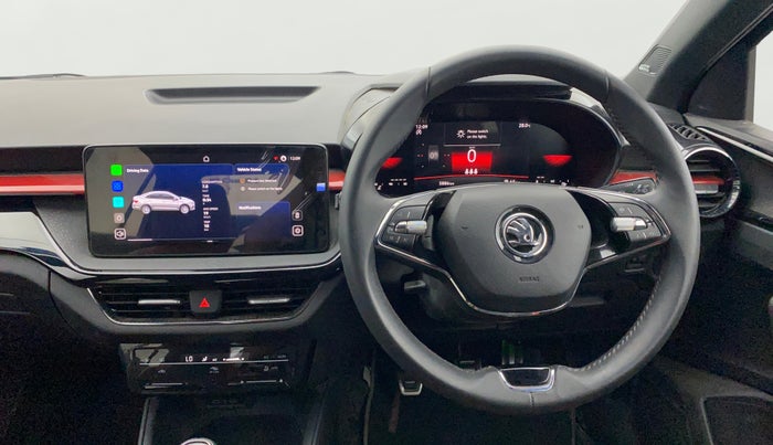 2025 Skoda SLAVIA Monte Carlo 1.0L TSI MT, Petrol, Manual, 5,875 km, Steering Wheel Close Up