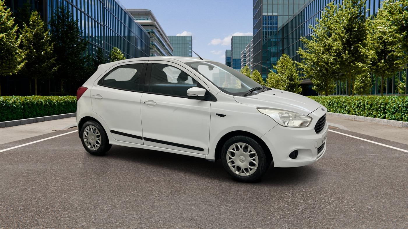 2017 Ford New Figo TREND 1.2 PETROL, CNG, Manual, 87,407 km, Right Front Diagonal