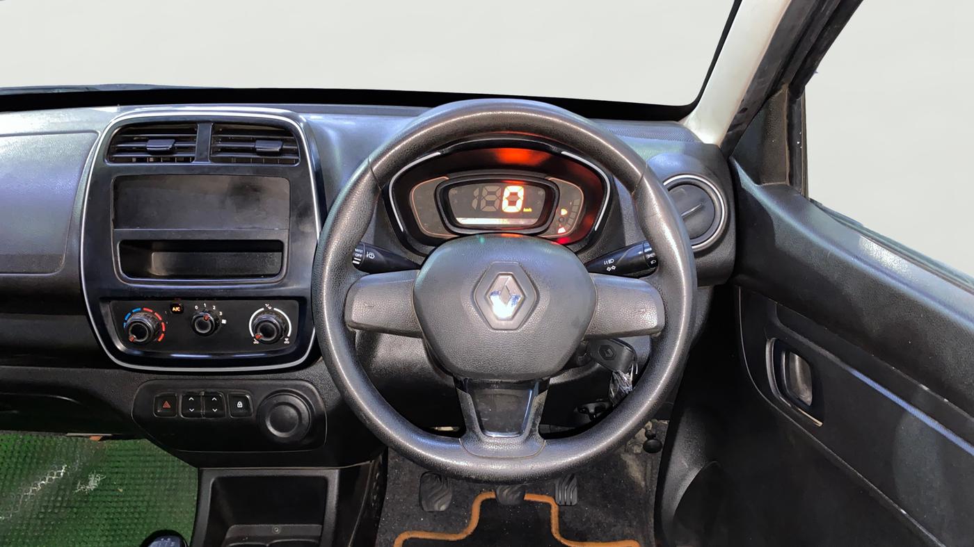 2018 Renault Kwid RXL, Petrol, Manual, 1,01,384 km, Steering Wheel Close Up