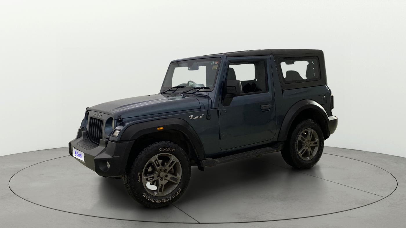 2023 Mahindra Thar LX D AT 4WD HT, Diesel, Automatic, 7,560 km, Left Front Diagonal