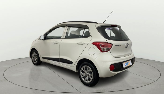 2017 Hyundai Grand i10 SPORTZ (O) 1.2 KAPPA VTVT, Petrol, Manual, 50,093 km, Left Back Diagonal