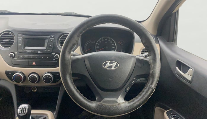 2014 Hyundai Grand i10 SPORTZ 1.2 KAPPA VTVT, Petrol, Manual, 41,453 km, Steering Wheel Close Up