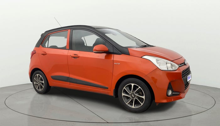 2018 Hyundai Grand i10 SPORTZ (O) AT 1.2 KAPPA VTVT, Petrol, Automatic, 59,569 km, Right Front Diagonal