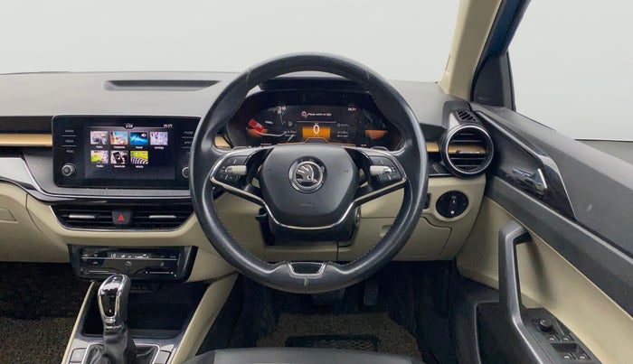 2022 Skoda SLAVIA STYLE 1.0L TSI AT, Petrol, Automatic, 81,938 km, Steering Wheel Close Up