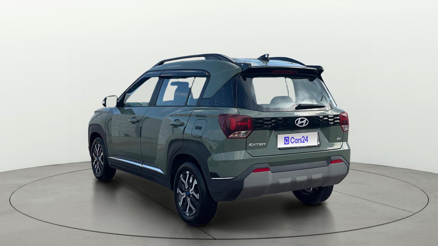2023 Hyundai EXTER SX(O) 1.2 AMT, Petrol, Automatic, 10,621 km, Left Back Diagonal