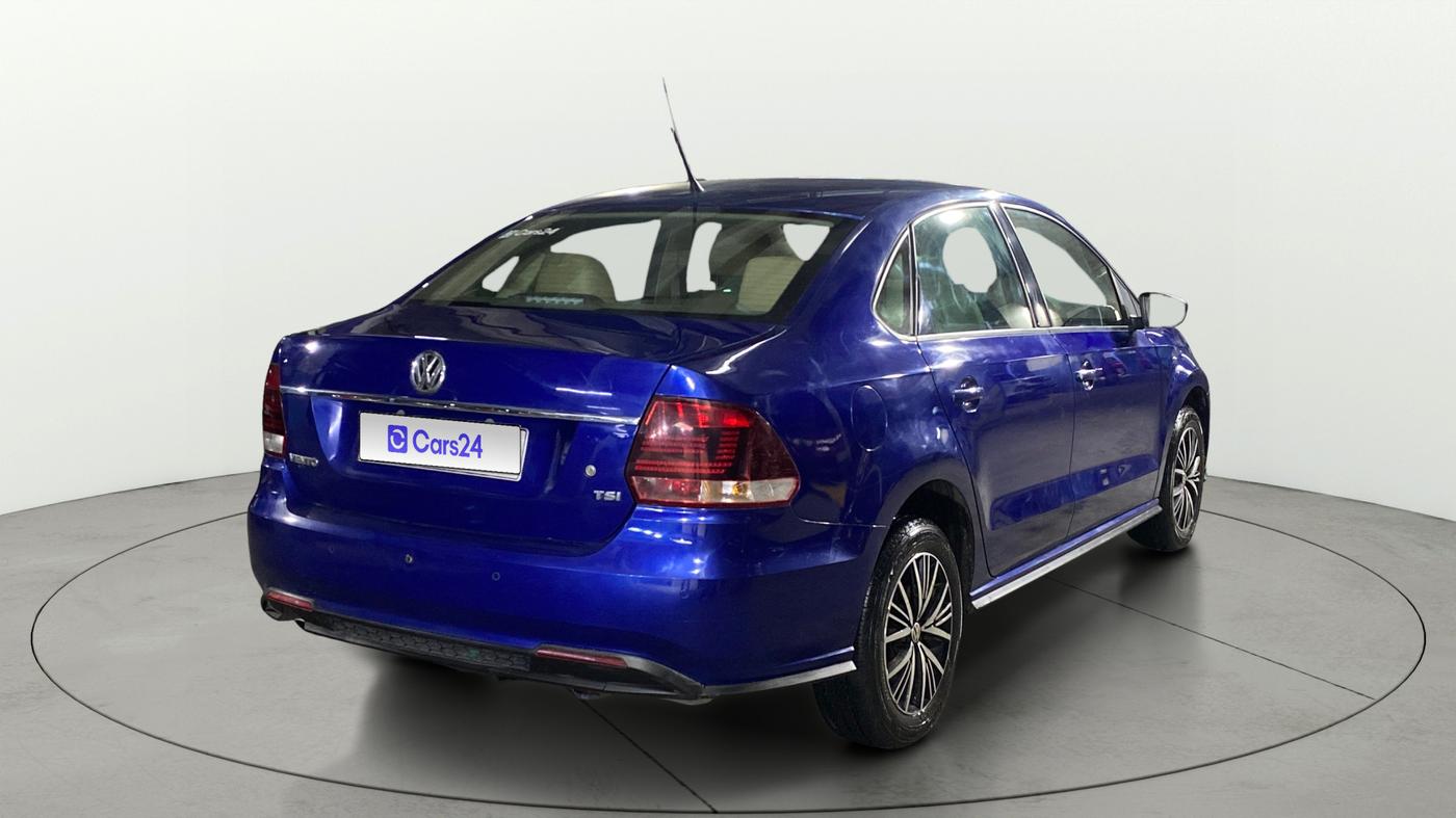 2020 Volkswagen Vento HIGHLINE 1.0L TSI, Petrol, Manual, 24,732 km, Right Back Diagonal