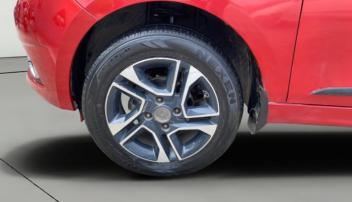 2017 Tata TIGOR XZ (O) PETROL, Petrol, Manual, 54,619 km, Left Front Wheel