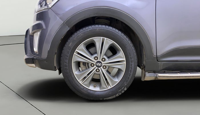 2018 Hyundai Creta SX PLUS AT 1.6 PETROL, Petrol, Automatic, 77,801 km, Left Front Wheel