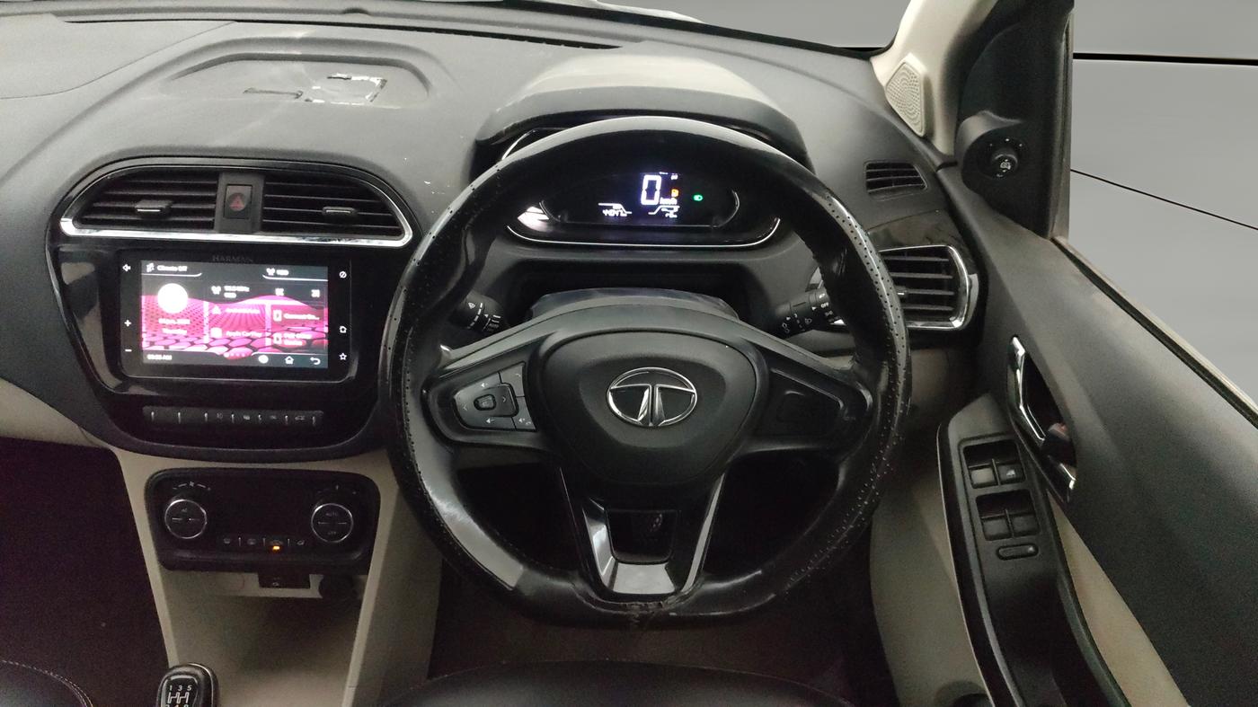 2023 Tata TIGOR XZ PLUS CNG, CNG, Manual, 44,033 km, Steering Wheel Close Up