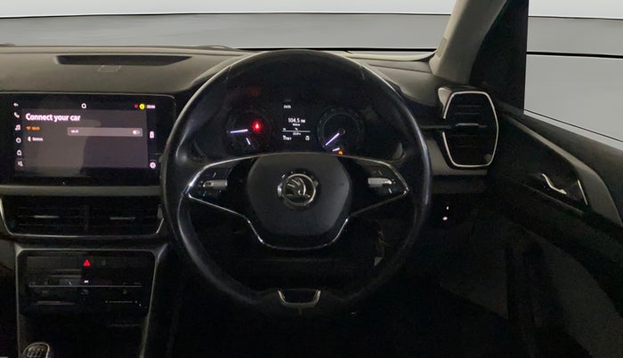 2021 Skoda KUSHAQ AMBITION 1.0L TSI MT, Petrol, Manual, 77,360 km, Steering Wheel Close Up