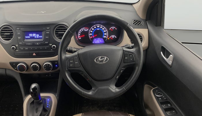2016 Hyundai Grand i10 ASTA AT 1.2 KAPPA VTVT, Petrol, Automatic, 26,630 km, Steering Wheel Close Up