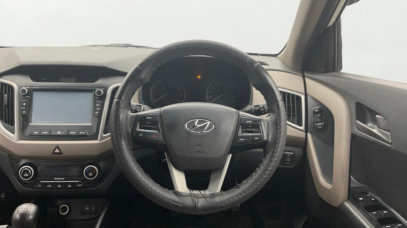 2016 Hyundai Creta SX PLUS 1.6 PETROL, Petrol, Manual, 59,448 km, Steering Wheel Close Up