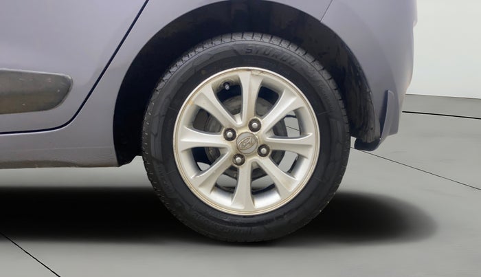 2016 Hyundai Grand i10 ASTA AT 1.2 KAPPA VTVT, Petrol, Automatic, 46,393 km, Left Rear Wheel