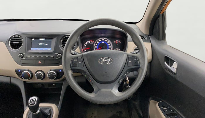 2017 Hyundai Grand i10 SPORTZ 1.2 KAPPA VTVT, Petrol, Manual, 35,519 km, Steering Wheel Close Up