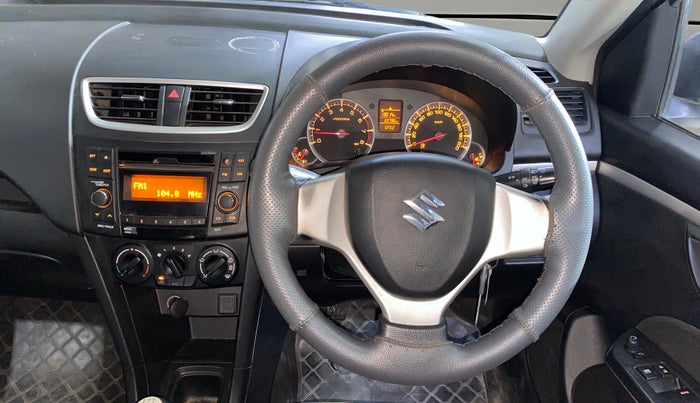 2015 Maruti Swift VXI, Petrol, Manual, 33,785 km, Steering Wheel Close Up