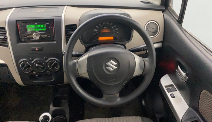 2014 Maruti Wagon R 1.0 LXI CNG, CNG, Manual, 1,24,790 km, Steering Wheel Close Up