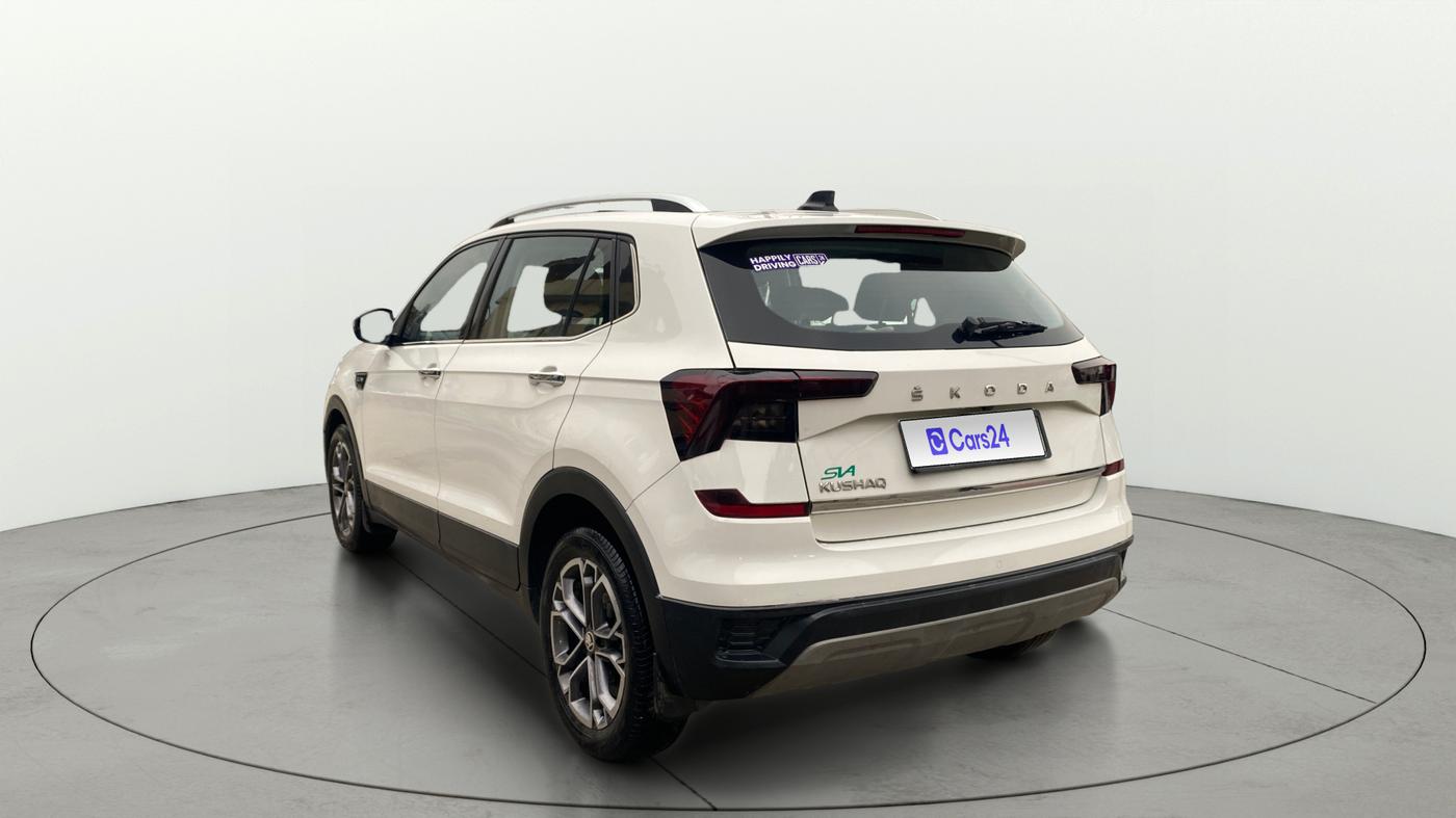 2022 Skoda KUSHAQ STYLE 1.0L TSI AT, Petrol, Automatic, 15,245 km, Left Back Diagonal
