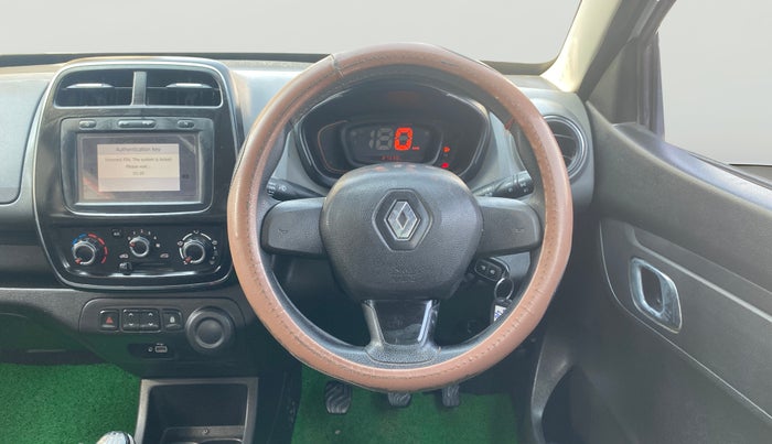 2018 Renault Kwid RXT 1.0 (O), Petrol, Manual, 27,015 km, Steering Wheel Close Up
