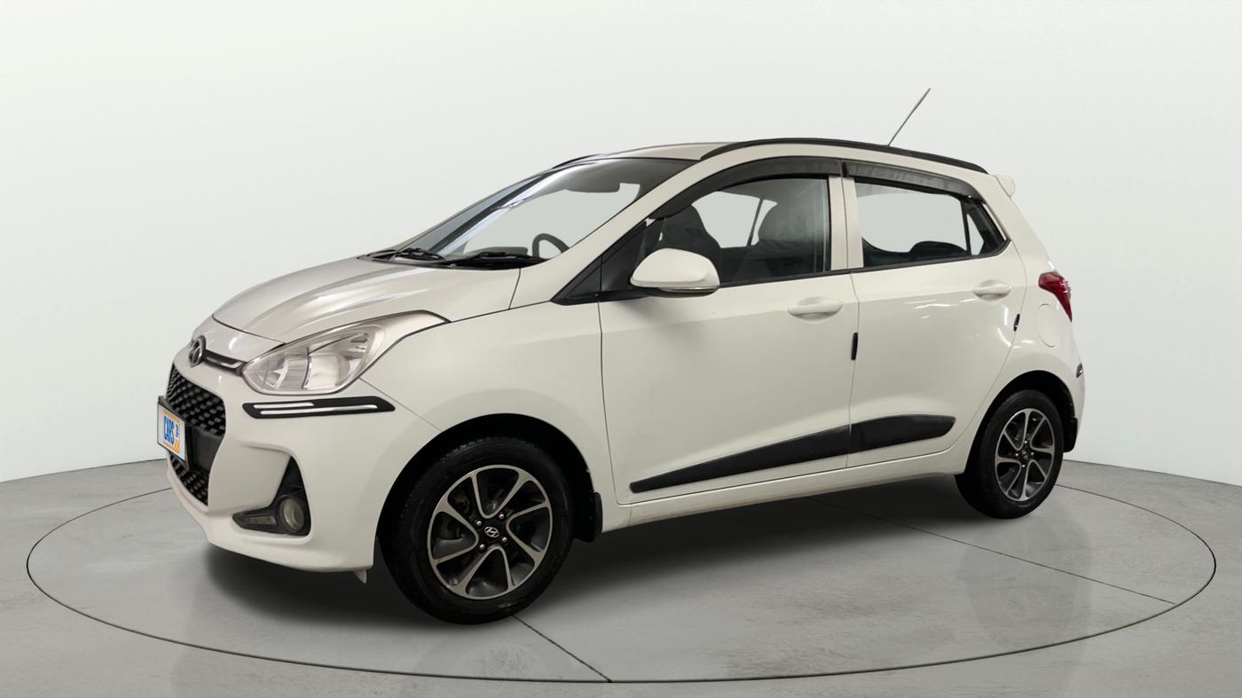 2019 Hyundai Grand i10 SPORTZ (O) AT 1.2 KAPPA VTVT, Petrol, Automatic, 59,776 km, Left Front Diagonal