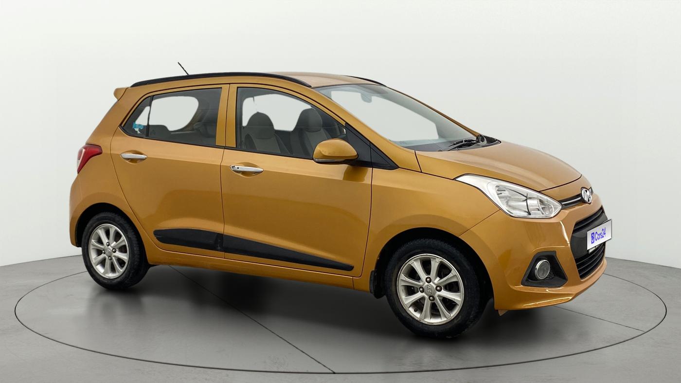2016 Hyundai Grand i10 ASTA AT 1.2 KAPPA VTVT, Petrol, Automatic, 1,00,343 km, Right Front Diagonal