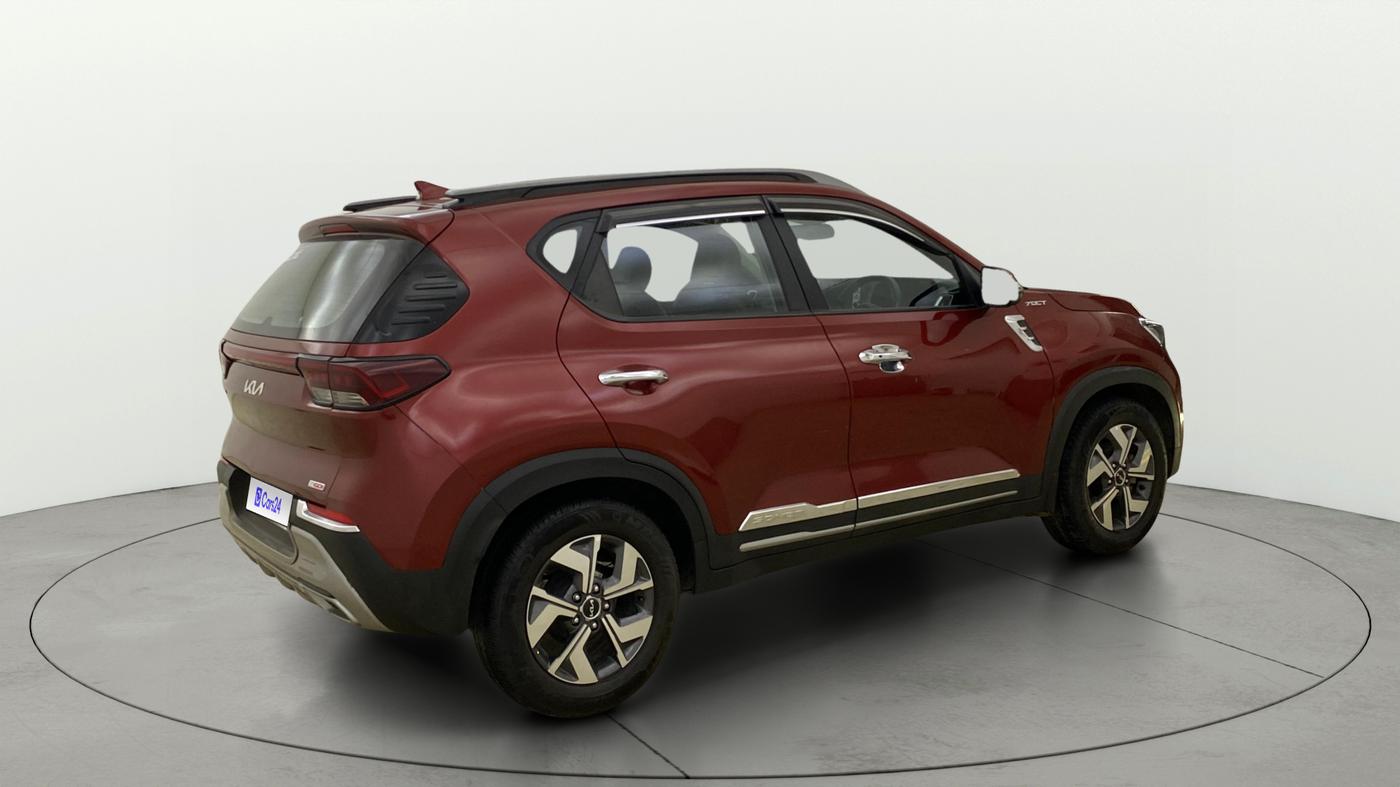 2023 KIA SONET HTX 1.0 DCT, Petrol, Automatic, 14,230 km, Right Back Diagonal