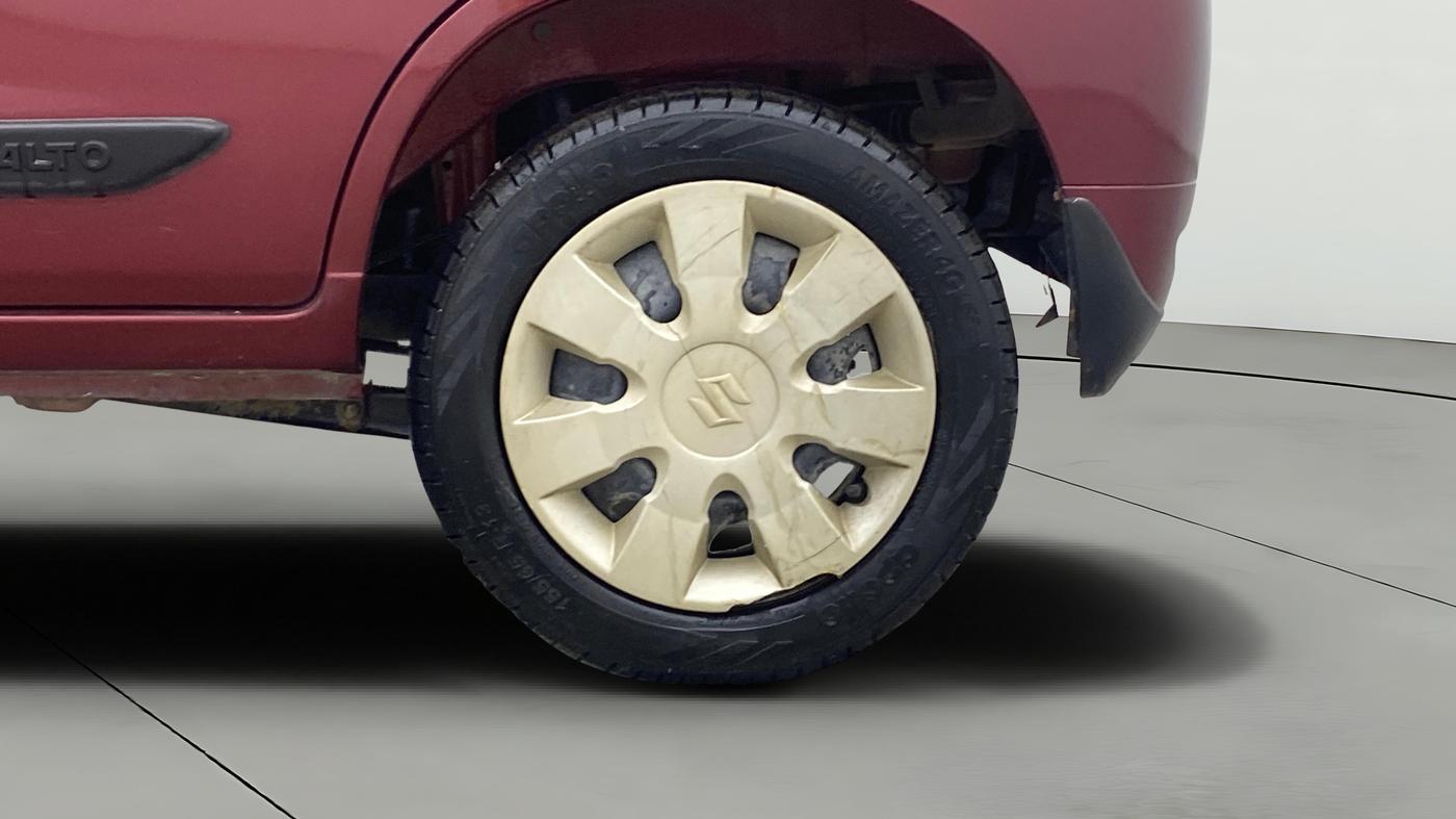 2013 Maruti Alto K10 VXI, Petrol, Manual, 24,226 km, Left Rear Wheel