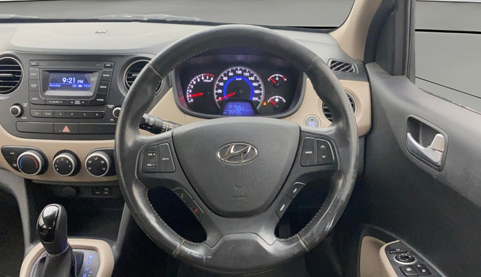 2016 Hyundai Grand i10 ASTA AT 1.2 KAPPA VTVT, Petrol, Automatic, 54,701 km, Steering Wheel Close Up