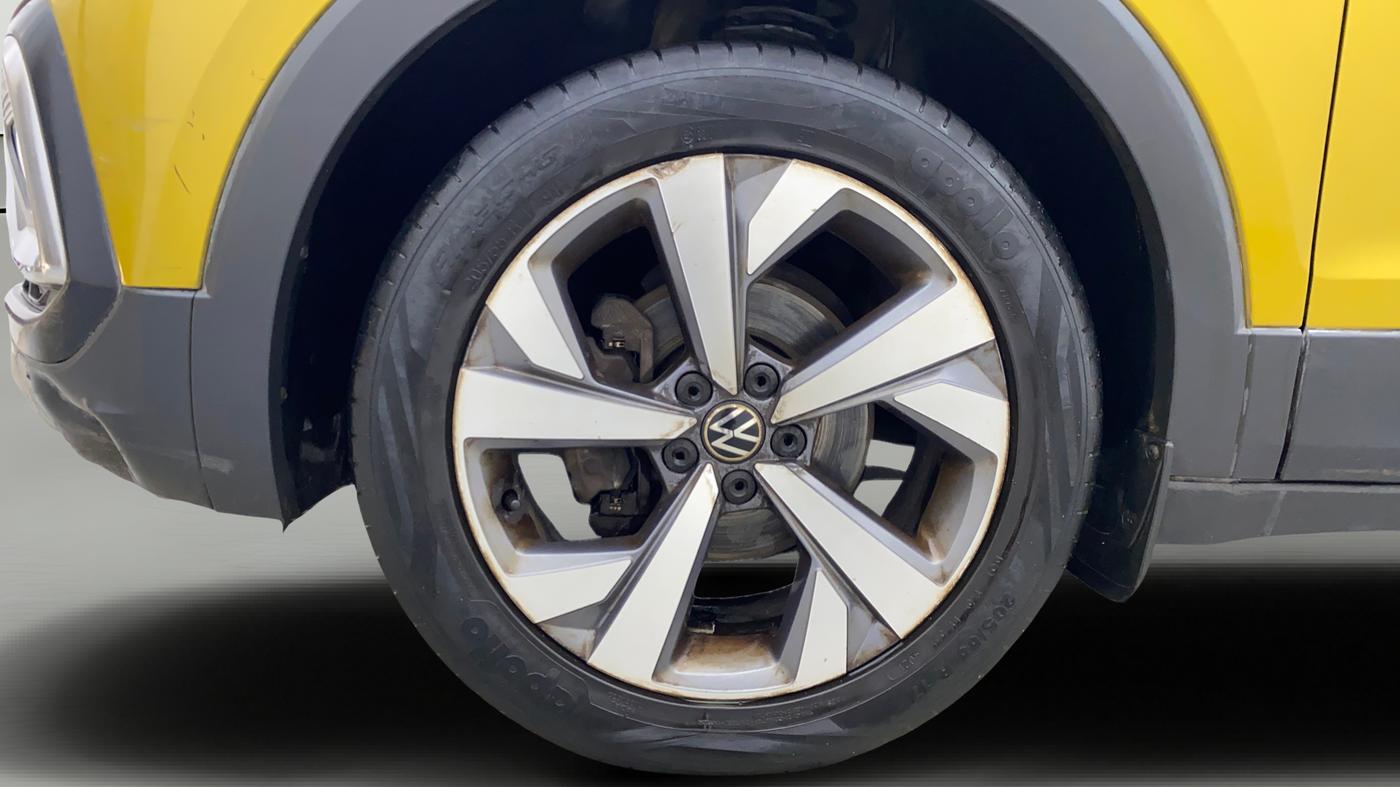2021 Volkswagen TAIGUN TOPLINE 1.0 TSI AT, Petrol, Automatic, 41,708 km, Left Front Wheel