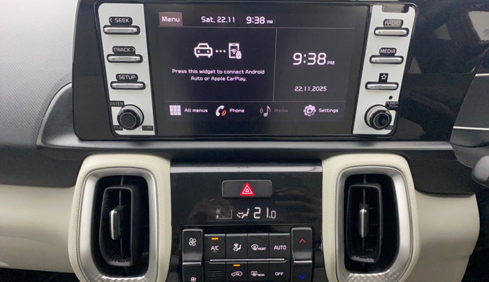 2021 KIA SONET HTX 1.0 IMT, Petrol, Manual, 43,344 km, Air Conditioner