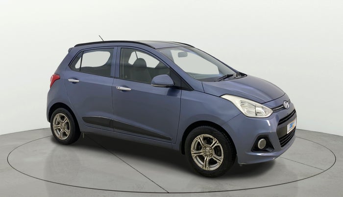 2014 Hyundai Grand i10 SPORTZ 1.2 KAPPA VTVT, Petrol, Manual, 33,989 km, Right Front Diagonal