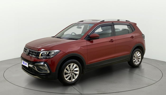 2022 Volkswagen TAIGUN HIGHLINE 1.0 TSI AT, Petrol, Automatic, 27,976 km, Left Front Diagonal