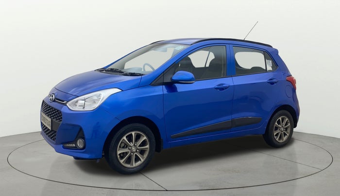 2017 Hyundai Grand i10 SPORTZ (O) 1.2 KAPPA VTVT, Petrol, Manual, 20,422 km, Left Front Diagonal