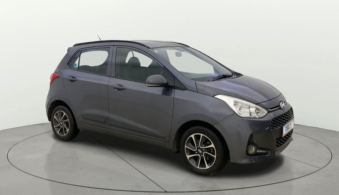2017 Hyundai Grand i10 SPORTZ (O) AT 1.2 KAPPA VTVT, Petrol, Automatic, 23,602 km, Right Front Diagonal