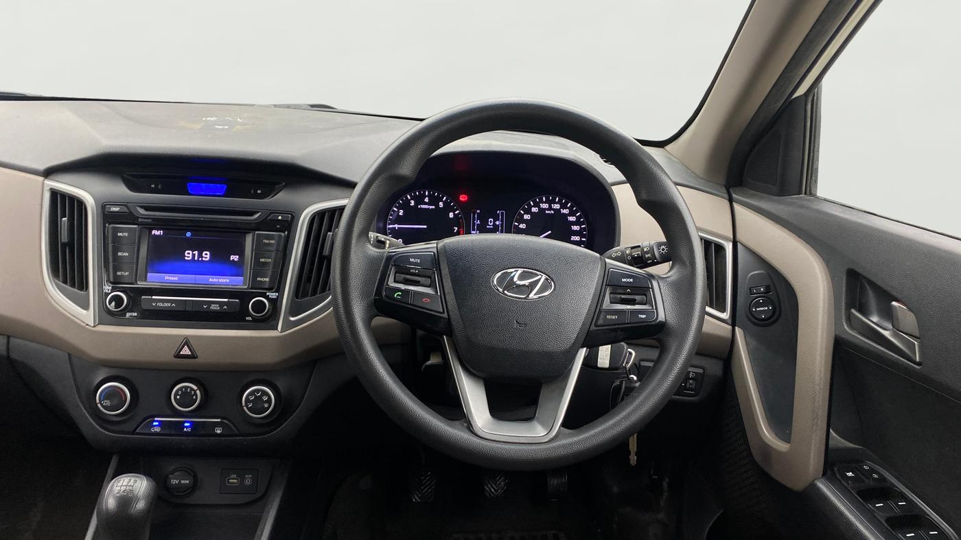 2016 Hyundai Creta S 1.6 PETROL, Petrol, Manual, 43,295 km, Steering Wheel Close Up