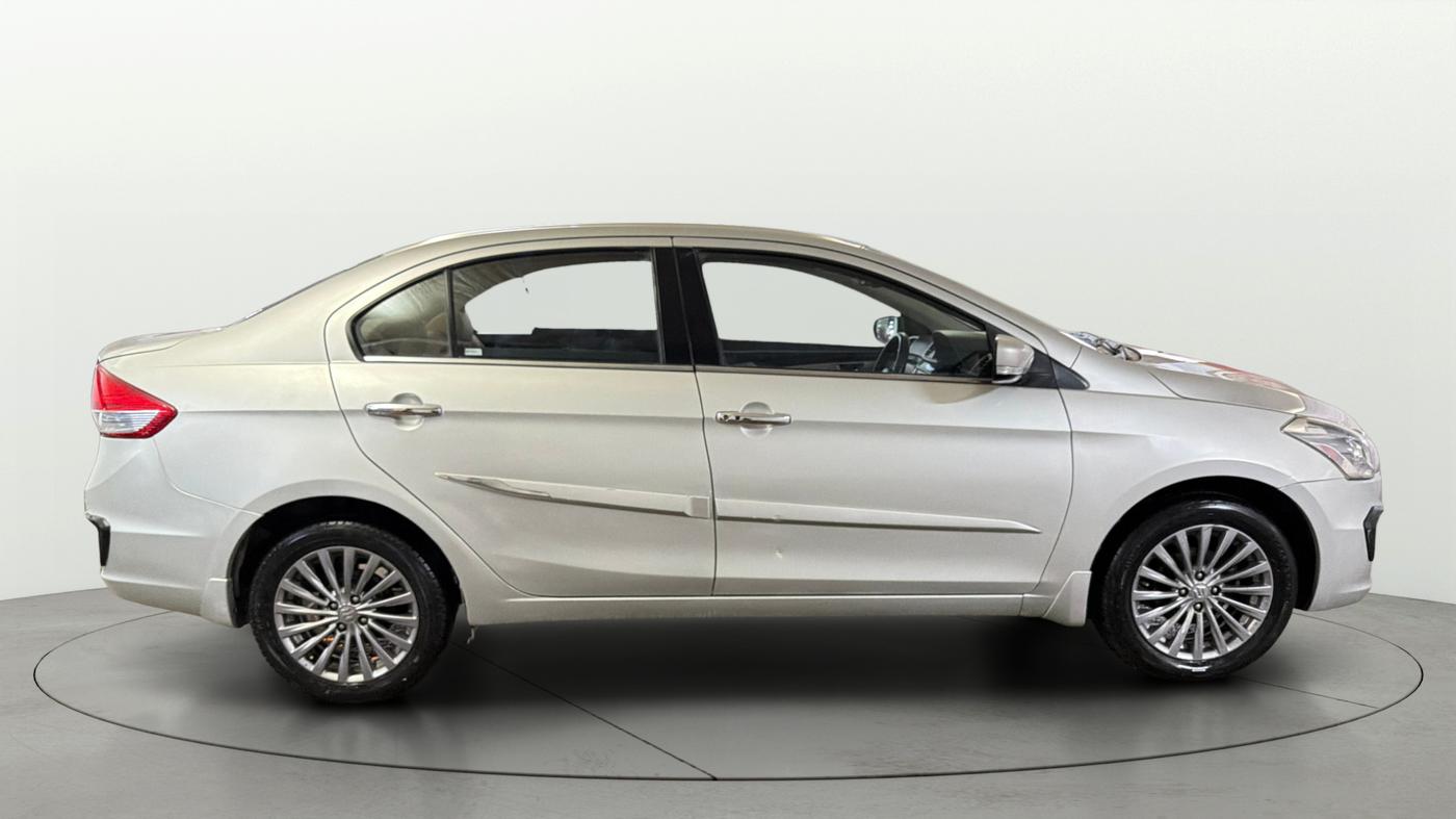 2017 Maruti Ciaz ALPHA 1.4 PETROL, Petrol, Manual, 71,580 km, Right Side View
