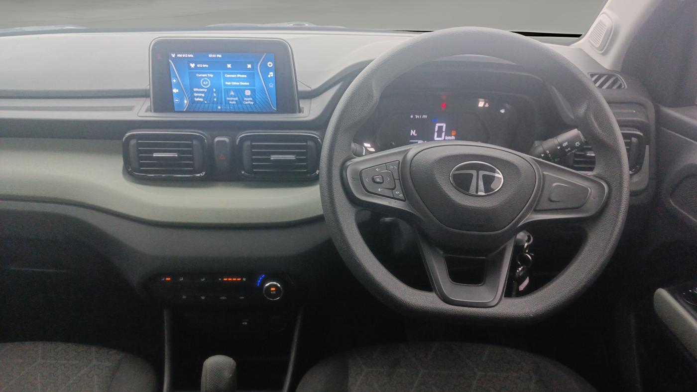 2024 Tata PUNCH ADVENTURE AMT, Petrol, Automatic, 9,799 km, Steering Wheel Close Up