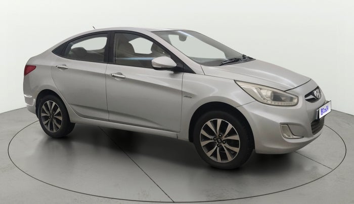 2013 Hyundai Verna FLUIDIC 1.6 VTVT SX OPT AT, Petrol, Automatic, 80,075 km, Right Front Diagonal