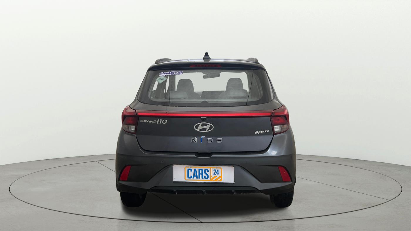2023 Hyundai GRAND I10 NIOS SPORTZ 1.2 KAPPA VTVT CNG, CNG, Manual, 42,180 km, Back/Rear