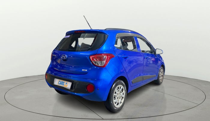 2017 Hyundai Grand i10 SPORTZ (O) 1.2 KAPPA VTVT, Petrol, Manual, 73,145 km, Right Back Diagonal